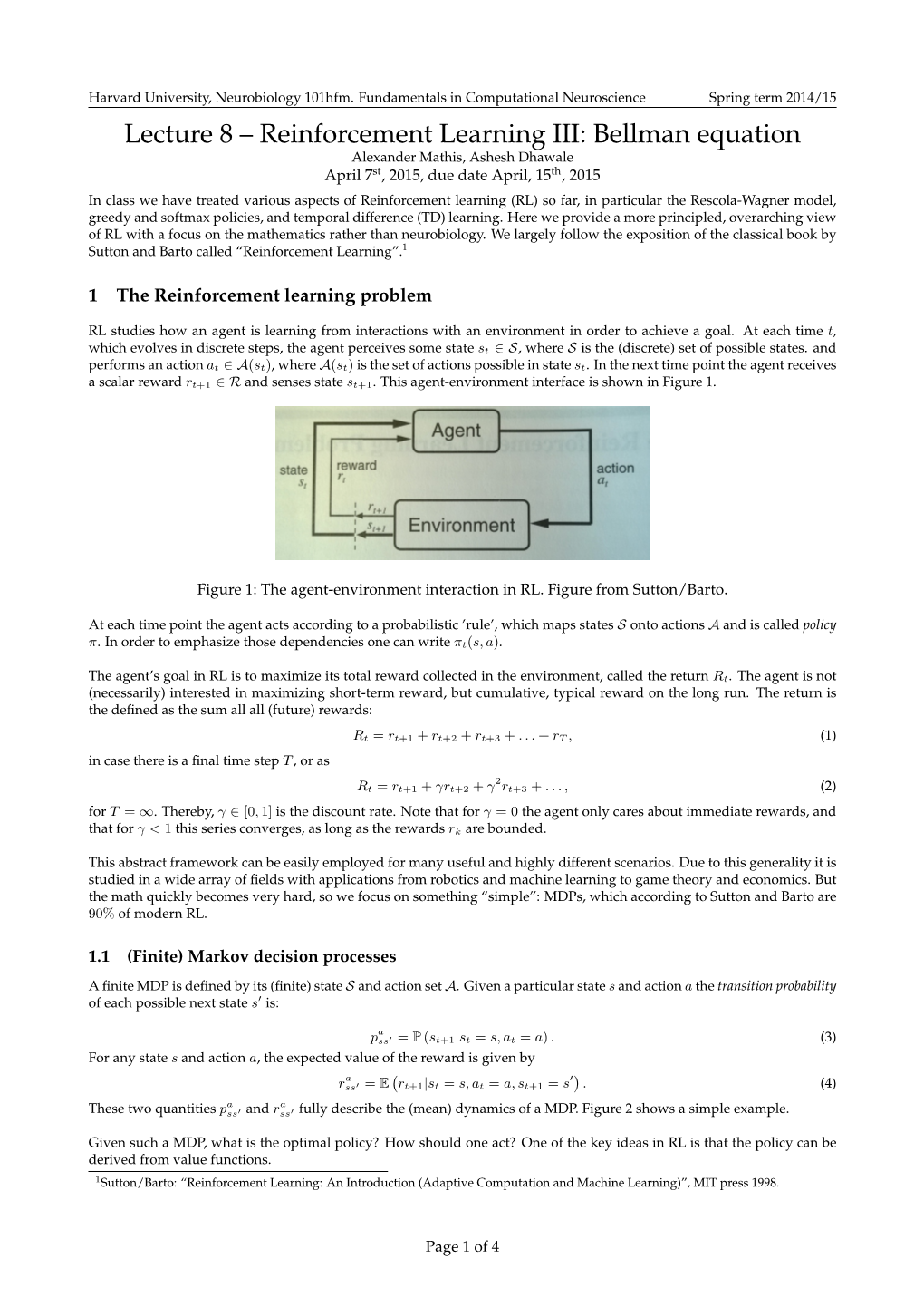 Bellman Equation