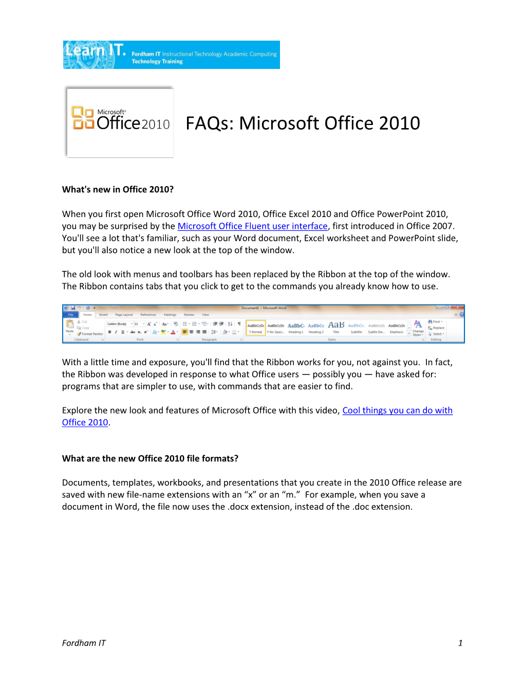 Microsoft Office 2010