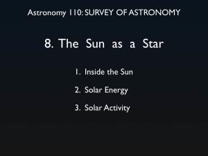 8. the Sun As a Star