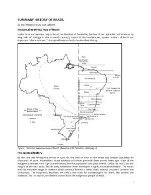 Summary History of Brazil