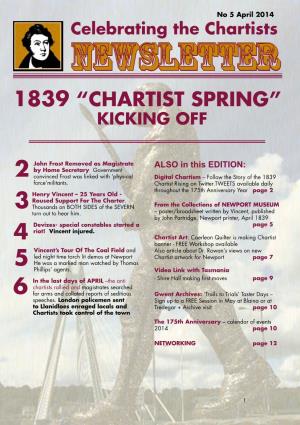 1839 “Chartist Spring” Kicking Off