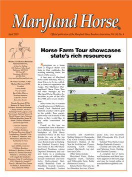Horse Farm Tour Showcases State's Rich Resources