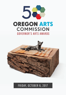 2017 Oregon Governor's Arts Awards Program