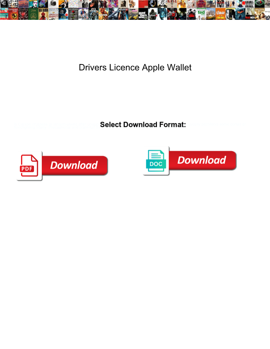 Drivers Licence Apple Wallet