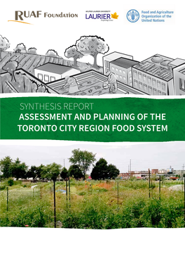 Assessment and Planning of the Toronto City Region Food System