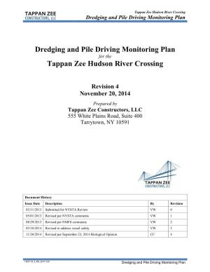 Dredging and Pile Driving Plan