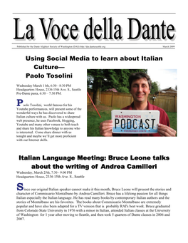 Using Social Media to Learn About Italian Culture— Paolo Tosolini