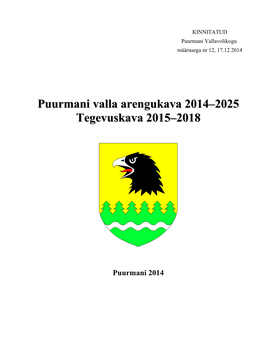 Puurmani Valla Arengukava 2007-2020