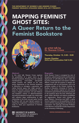 A Queer Return to the Feminist Bookstore