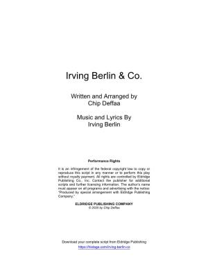Irving Berlin &