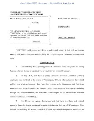 Case 1:18-Cv-02223 Document 1 Filed 03/13/18 Page 1 of 34