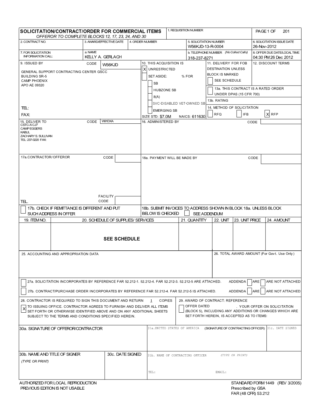 Idiq Contract - Minimum / Maximum Contract Value