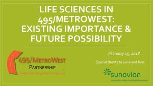 495/Metrowest Biotech Companies