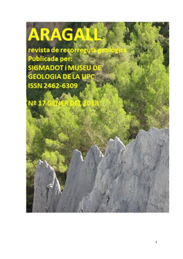 Aragall Revista De Recorreguts Geològics