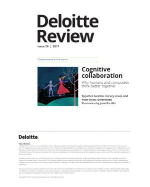 Cognitive Collaboration Why Humans and Computers Think Better Together
