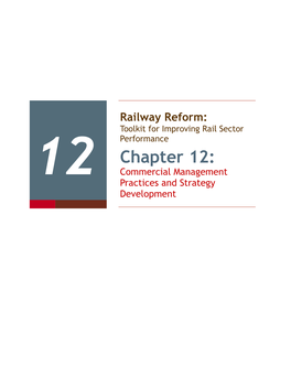 Chapter 12: 12 Commercial Management Practices and Strategy Development