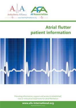 Atrial Flutter Patient Information