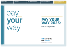 Pay Your Way 2025: Future Payments Introduction Timeline Our 2001 Predictions Consumer Attitudes Looking to the Future Report by Dr Ian Pearson