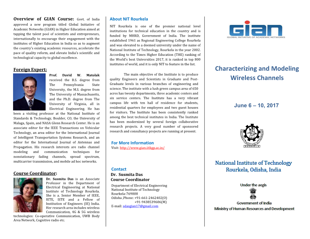 Characterizing and Modeling Wireless Channels