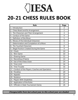 20-21 Chess Rules Book