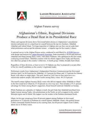 Afghanistan-Election