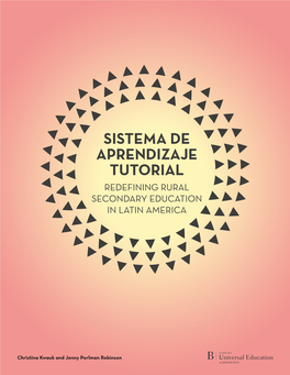 Sistema De Aprendizaje Tutorial (SAT)