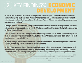 KEYFINDINGS Economic Development