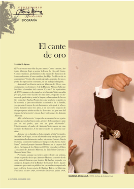 Revista 12 SEPARATA ANTONIO MAIRENA Pag 4-11 Biografía