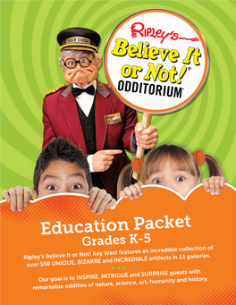 Education Packet Grades K-5