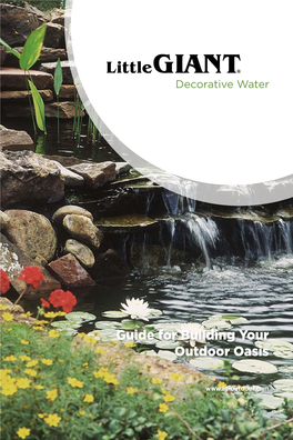 998283 Outdoor Living Decorative Water Brochure