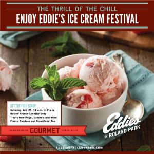 Enjoy Eddie's Ice Cream Festival
