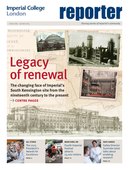 Issue 285 ▸ 29 May 2015 Reportersharing Stories of Imperial’S Community