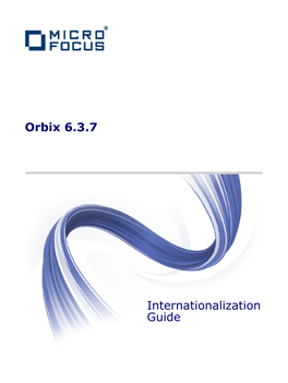 Orbix 6.3.7 Internationalization Guide