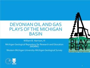 Devonian Oil and Gas Plays of the Michigan Basin