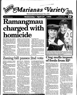 Ramangmau Charged W Ith Homicide