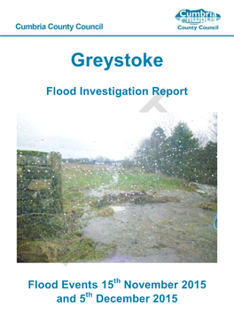 Greystoke Flood Investigation Report V1