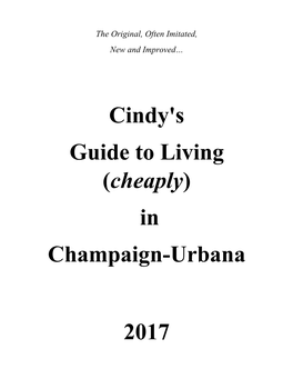 Cindy's Helpful Hints