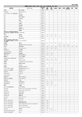 （2014/6/25付） 歌 手 名 タ イ ト ル リクエスト No. XG 5000 XG