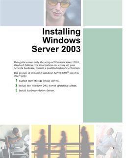 Installing Windows Server 2003