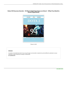 Download Book # Dota 2 94 Success Secrets