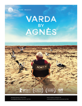 AGNÈS VARDA INTERVIEW This Interview Was Conducted by Rhonda Richford in Paris on January 31, 2019