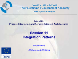Session 11 Integration Patterns