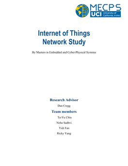 Internet of Things Network Study