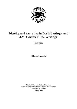 Identity and Narrative in Doris Lessing's and J.M. Coetzee's Life Writings