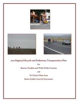 2010 Regional Bicycle and Pedestrian Transportation Plan