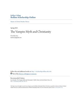 The Vampire Myth and Christianity