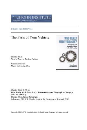 The Parts of Your Vehicle