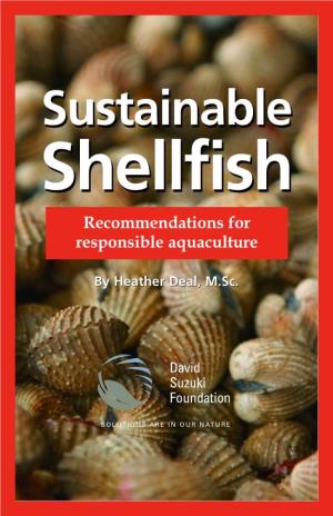 Sustainable Shellfishshellfish Recommendations for Responsible Aquaculture