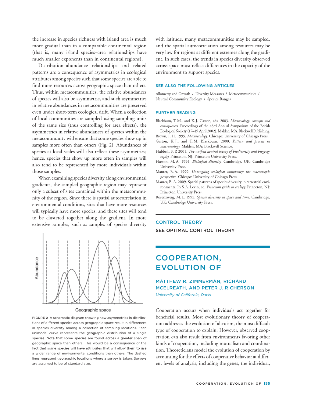 Cooperation, Evolution Of