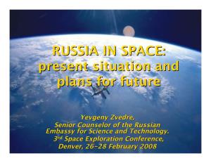 0830-Zvedre RUSSIA in SPACE 2008